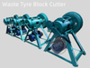 High Efficiency Waste Tyre Strip Cutter & Block Cutter