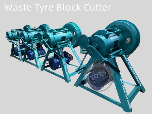 High Efficiency Waste Tyre Strip Cutter & Block Cutter