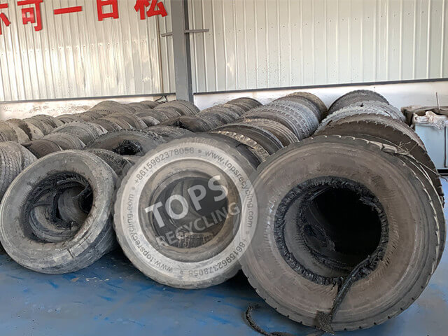 Debeaded Waste Tyre