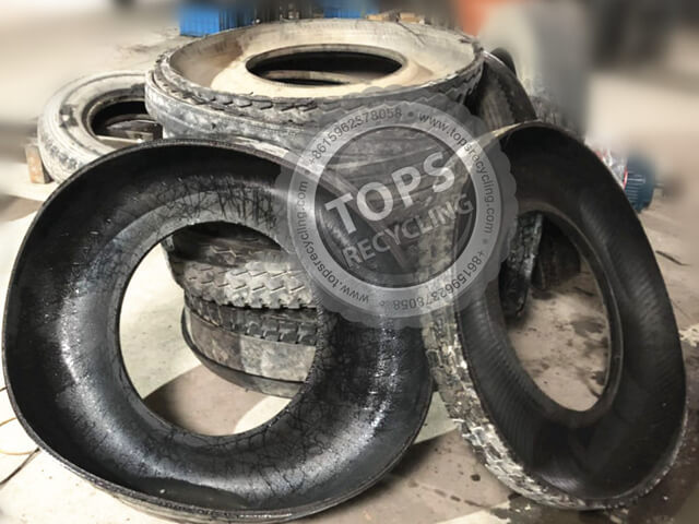 Waste Tyre Cups Cuts